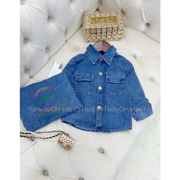 SALE! SƠ MI JEAN CHO BÉ TRAI/GÁI 14-29kg