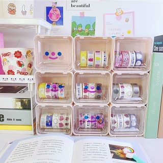 Hộp đựng washi tape mini bằng nhựa HT007