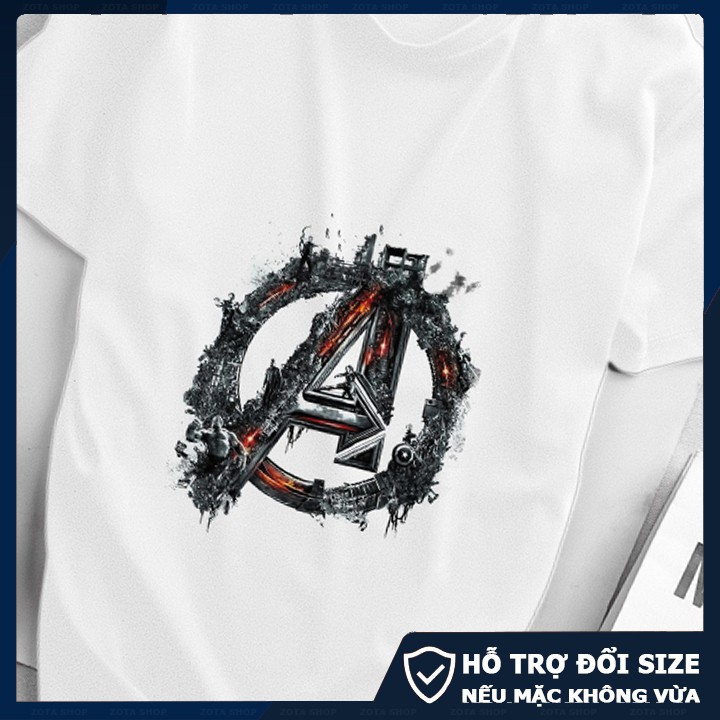 Áo phông nam tay ngắn cổ tròn chất cotton in 3D siêu anh hùng | BigBuy360 - bigbuy360.vn