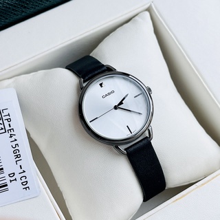 Đồng hồ nữ dây da Casio LTP E415GRL 1C