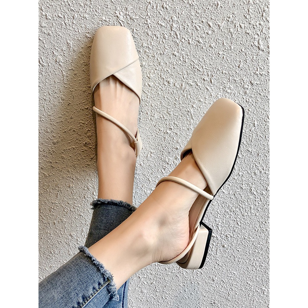 [SẴN- Có video tự quay] Giày búp bê đế vuông - P001 | BigBuy360 - bigbuy360.vn