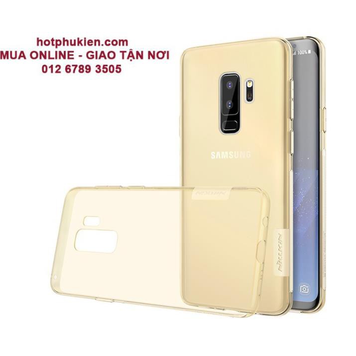 [BH 1 ĐỔI 1] Ốp lưng silicon trong suốt Samsung Galaxy S9 Plus hiệu Nillkin chính hãng