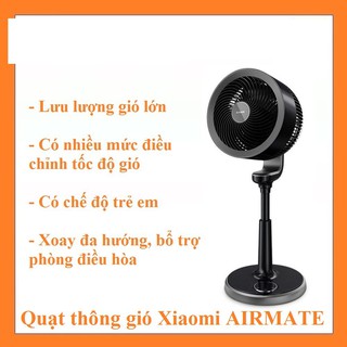 [Mã ELHA22 giảm 6% đơn 300K] QUẠT LƯU THÔNG KHÔNG KHÍ XIAOMI AIRMATE (PHIÊN BẢN KẾT NỐI MIHOME)