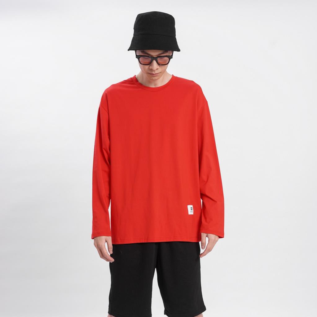 Áo thun DÀI TAY Unisex N7 Basic Tee phông trơn nam nữ lỡ oversize form rộng sweater ulzzang Hàn Quốc  ༷