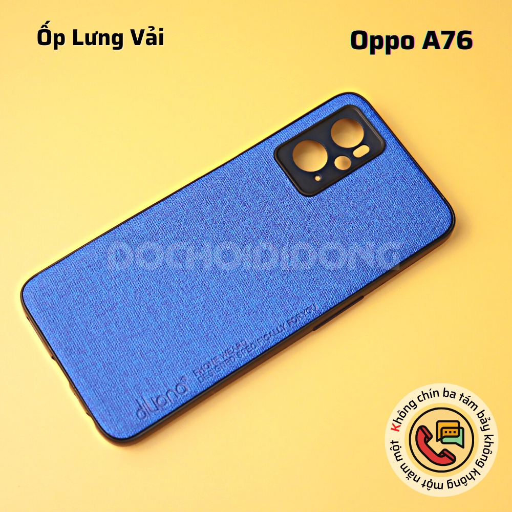 Ốp Lưng Vân Vải Oppo A76