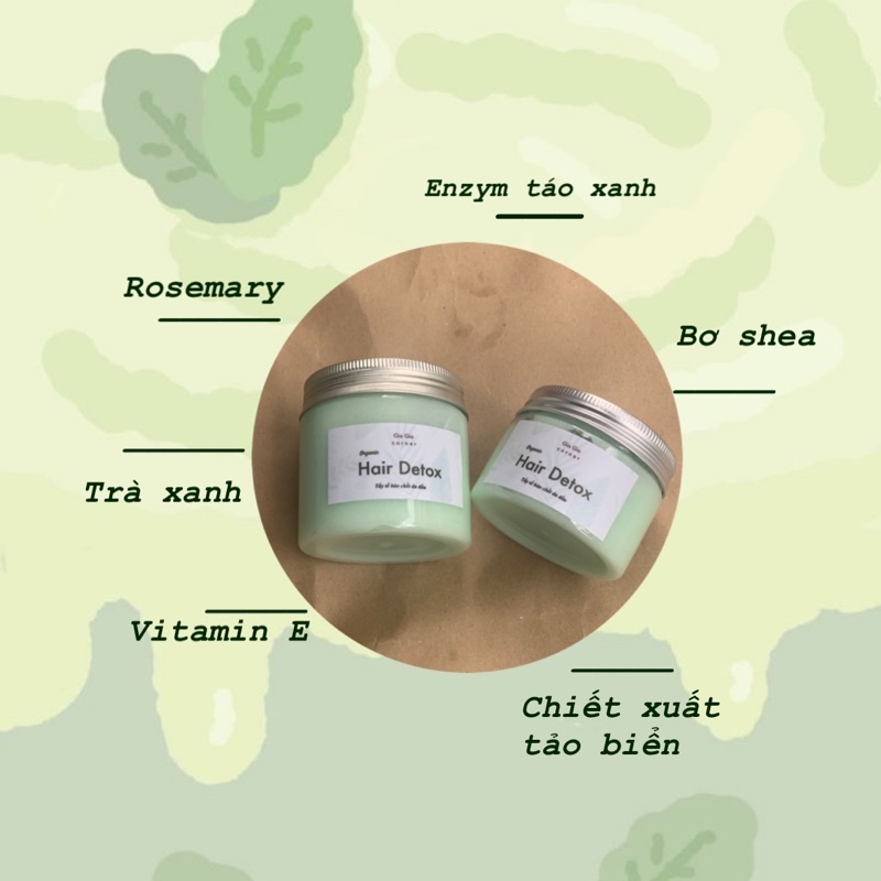 Organic Hair Detox - Tẩy tế bào chết da đầu