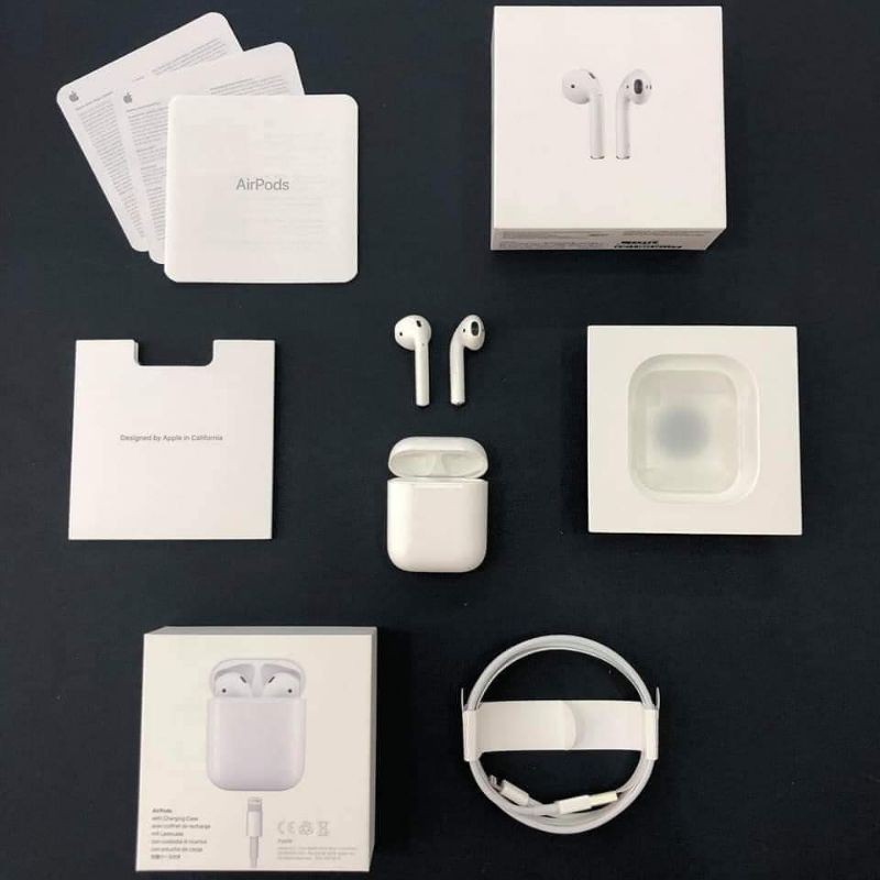 [Airpods 2] Tai Nghe Không Dây Định Vị - Đổi Tên - Cảm Biến Chạm Dừng Nhạc Bản Cao Cấp