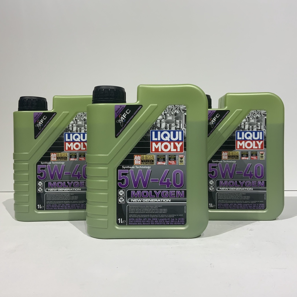 NHỚT LIQUI MOLY MOLYGEN 5W40- Nhớt xe tay ga FULL TỔNG HỢP