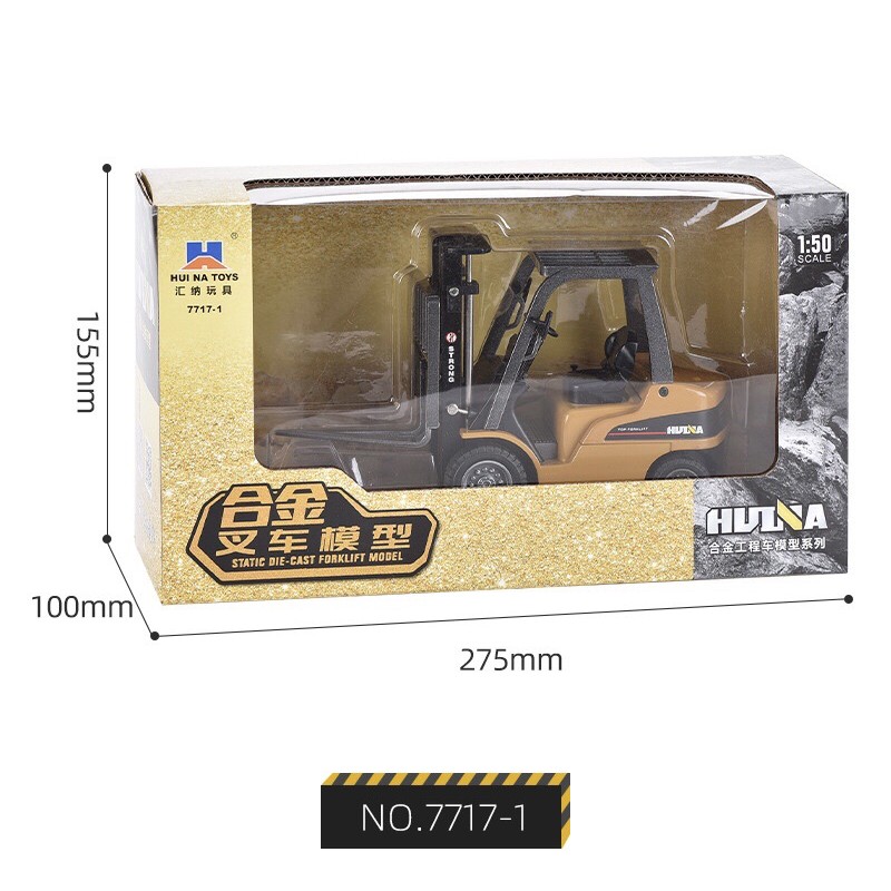 ✨ Mô Hình 1:50 Xe Nâng Vận Chuyển Hàng Hoá Huina ✨