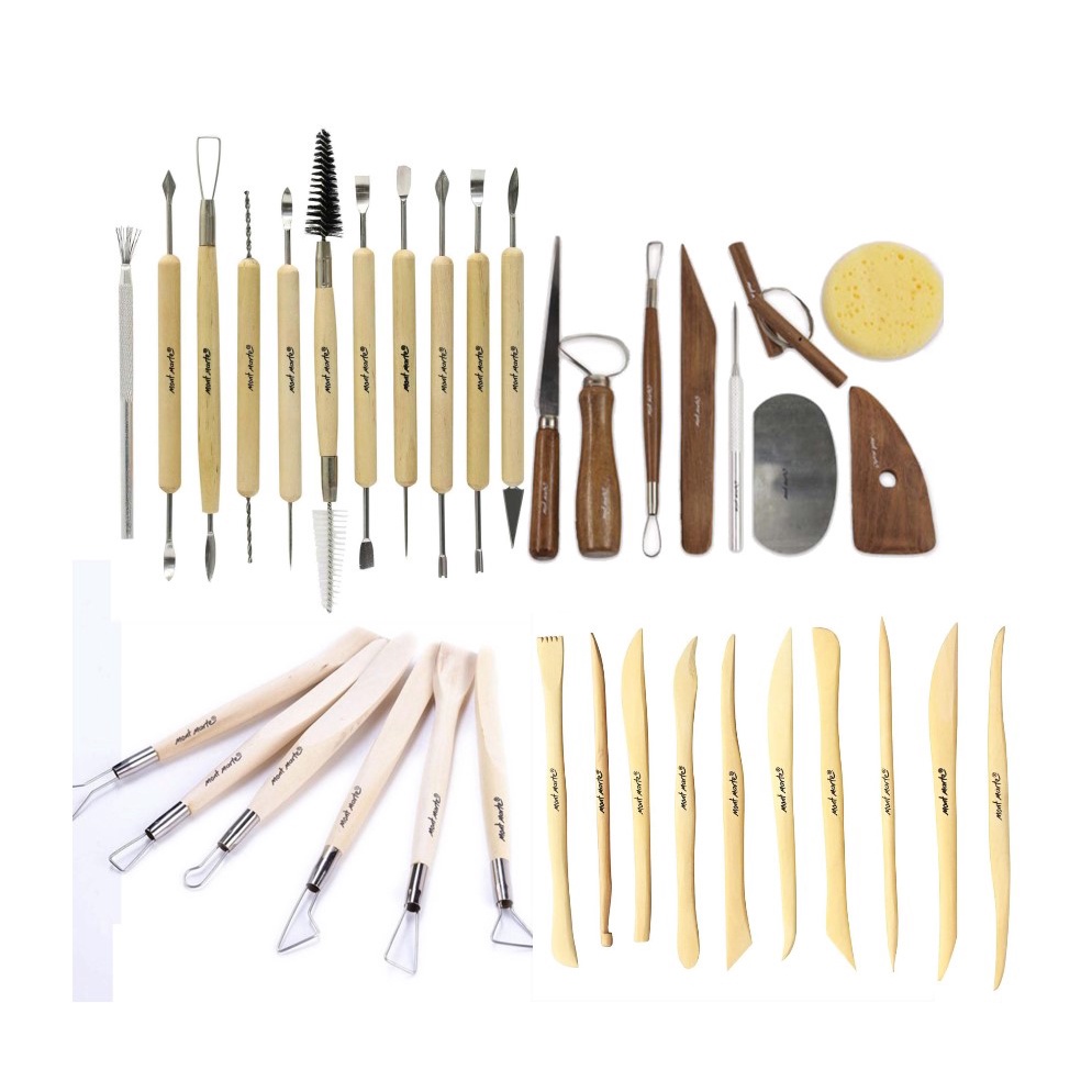 Dụng Cụ Bộ Dụng Cụ Làm Đất Sét Nghệ Thuật, Đồ Gốm, Polymer, Ceramic Clay, tạo hình điêu khắc Mont Marte