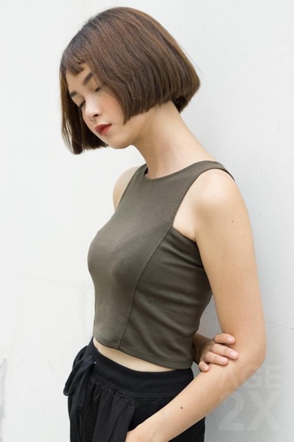 Áo croptop cutout AGE2X hàng VNXK chất lượng cao