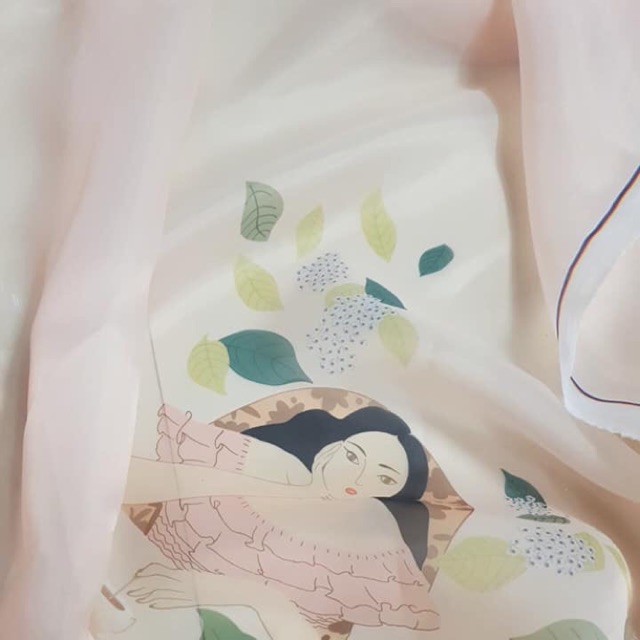 Organza voan kính