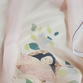 Organza voan kính