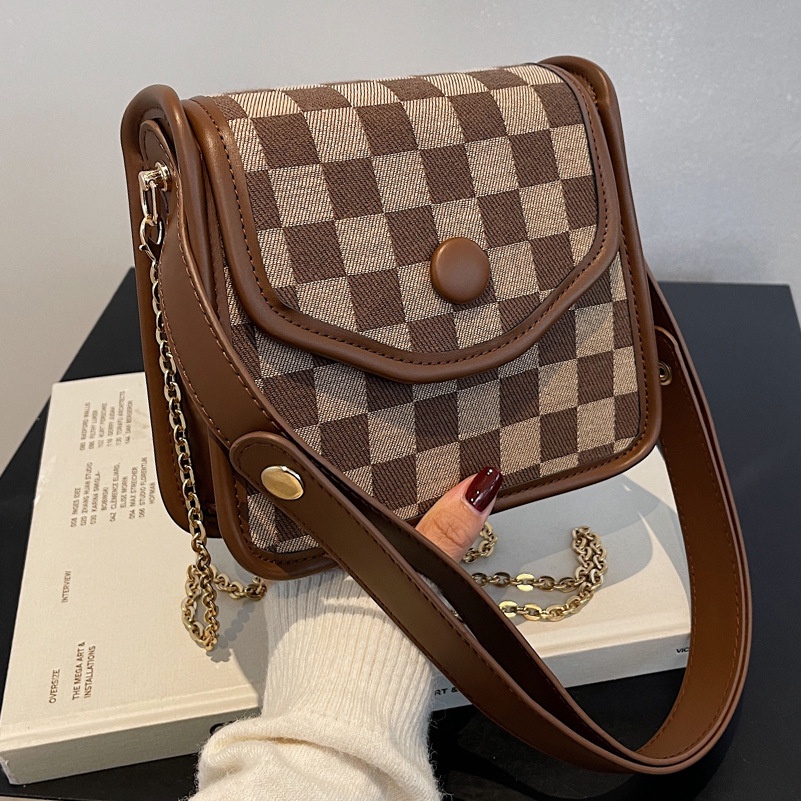 EnviroSax  Túi Đeo Chéo Nhỏ Hình Vuông Thời Trang Thu Đông 2022 Phong Cách Retro Cho Nữ CYR687