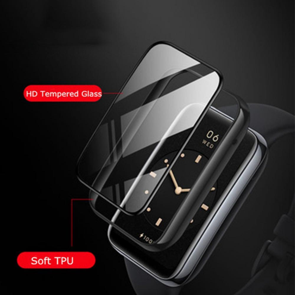 Ốp Điện Thoại PC + Kính Cường Lực Bảo Vệ Màn Hình Cho Xiaomi Mi band 7 pro Mi band 7Pro 7 pro