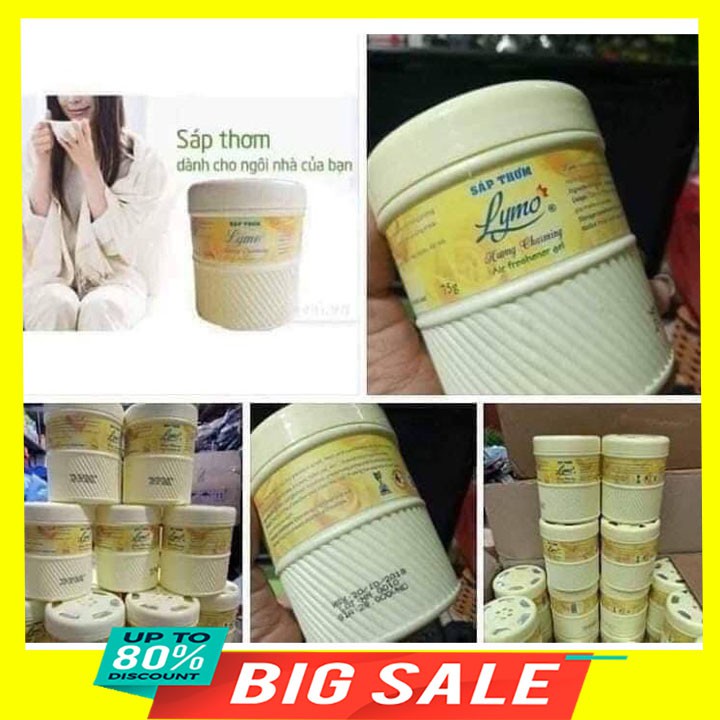 Sáp Thơm Lymo Hương Charming 100gr - Sáp Thơm Phòng Hàng Việt Nam