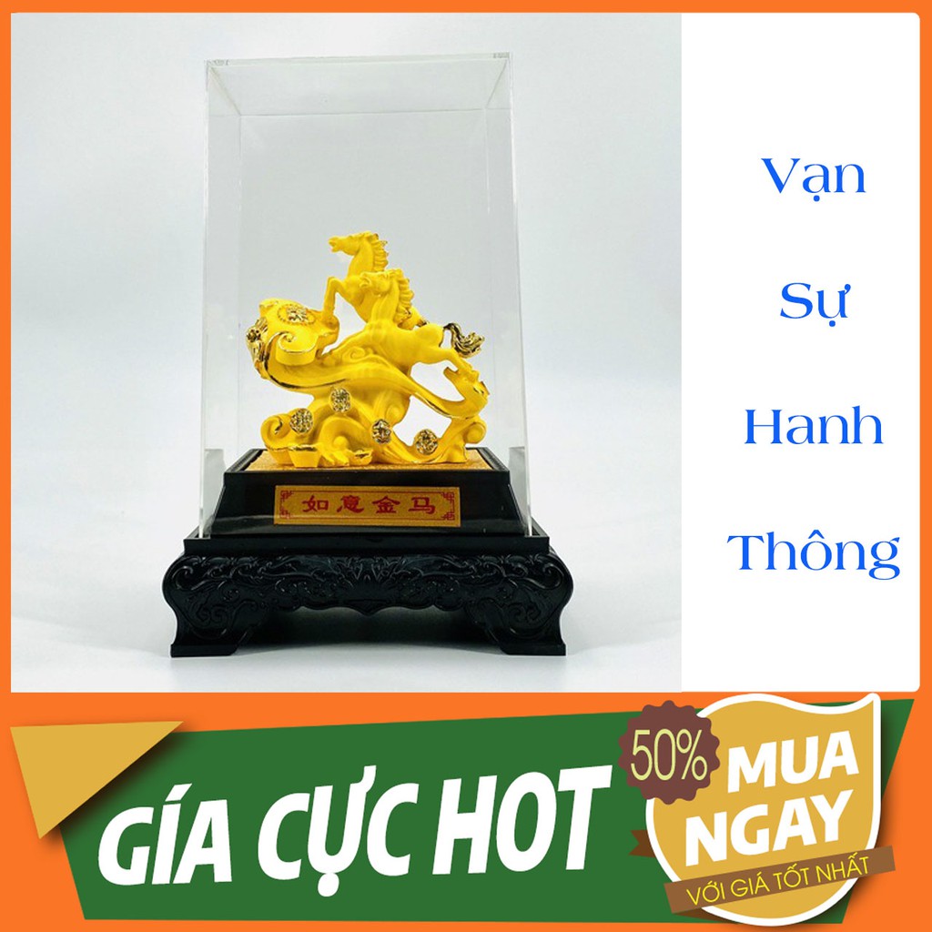 [Tặng Ngũ Lộ Thần Tài]- Tượng Ngựa Phong Thủy - Mã Đáo Thành Công - Tăng Tài Tích Lộc - Thăng Quan Tiến Chức