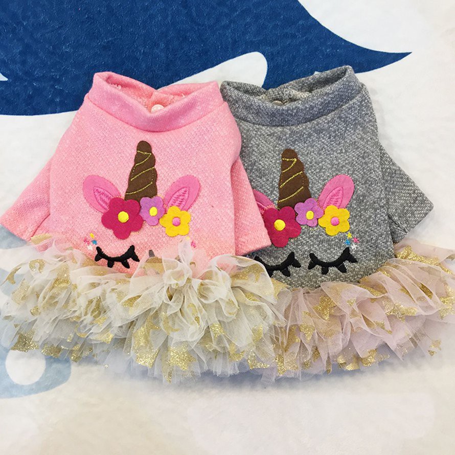 Chân Váy Dày Thoải Mái Thời Trang Thu Đông Cho Thú Cưng