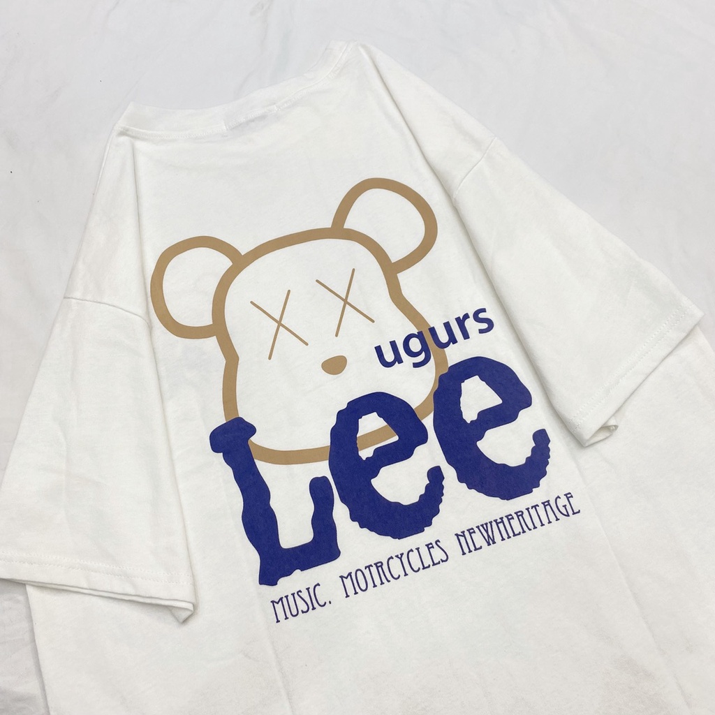 Áo thun 3158 tay lỡ nam nữ Lee, áo phông unisex form rộng cotton oversize- Linh Top