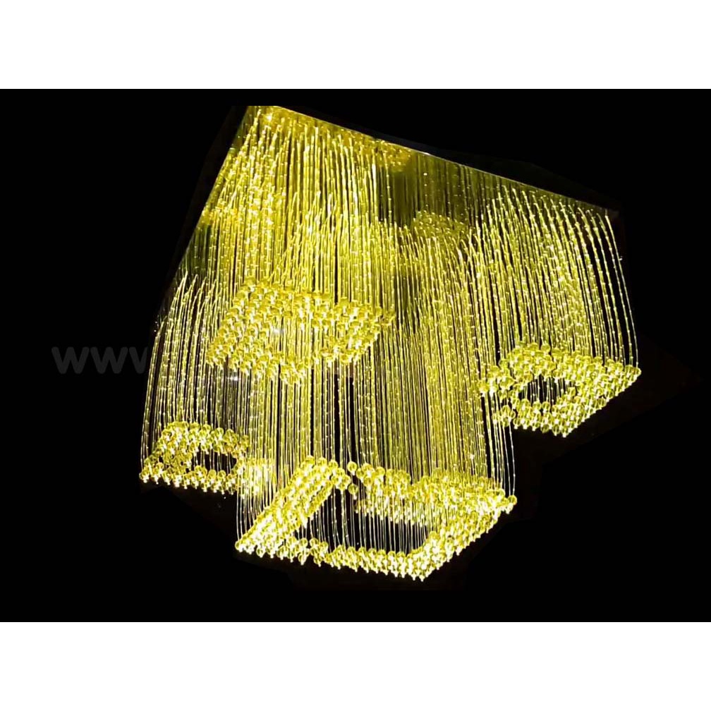 Sợi quang phát cạnh lấp lánh  đường kính 1.0mm theo mét dài làm đèn chùm, rèm, trang trí