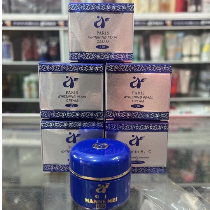 Kem dưỡng trắng Vitamin E Paris Whitening Pearl Cream - MANNE MEI