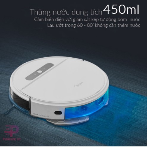 Robot hút bụi Midea i5 Sweeper Robot siêu mỏng 3 trong 1 điều khiển qua app điện thoại và giọng nói