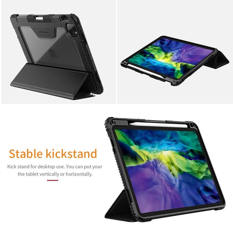 Bao da Nillkin Bumper cho iPad Pro 12.9/11.0 inch 2018/2020/2021/Air 4/3/10.9/10.5/10.2/Gen 7/8/9.7 2017/2018/Mini 4/5 | BigBuy360 - bigbuy360.vn