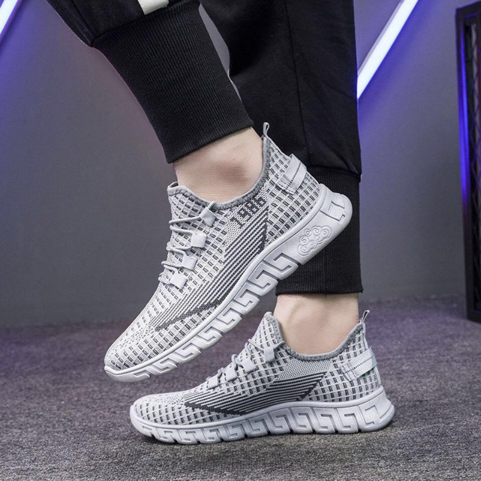 Giày Lười Nam - Sục thể thao AS1986, Giày Nam Tăng Chiều Cao, Độn đế, chất vải thoáng khí có 3 màu Đen, Vàng và Xám | BigBuy360 - bigbuy360.vn