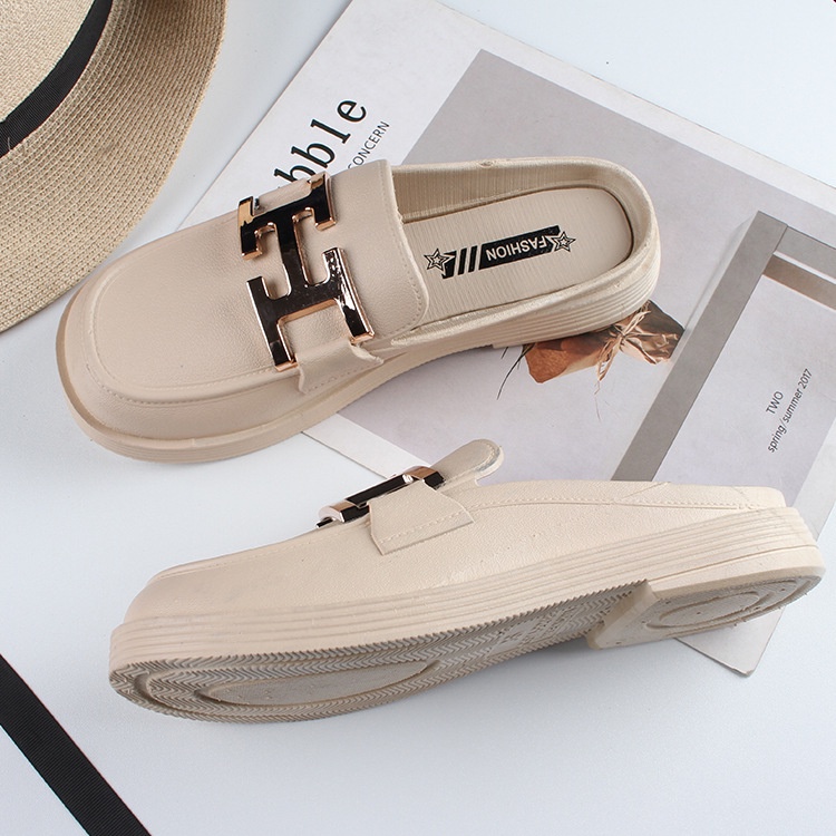 có hàng sẵn Dép Sandal Hở Ngón Đế Phẳng Mùa Hè Phong Cách Mới Cho Nữ