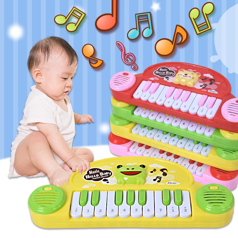 Đàn Piano Cho Bé Hallo Baby, Giúp Bé Cảm Thụ Nhạc, Phát Triển Thông Minh, Phân Biệt Màu Sắc