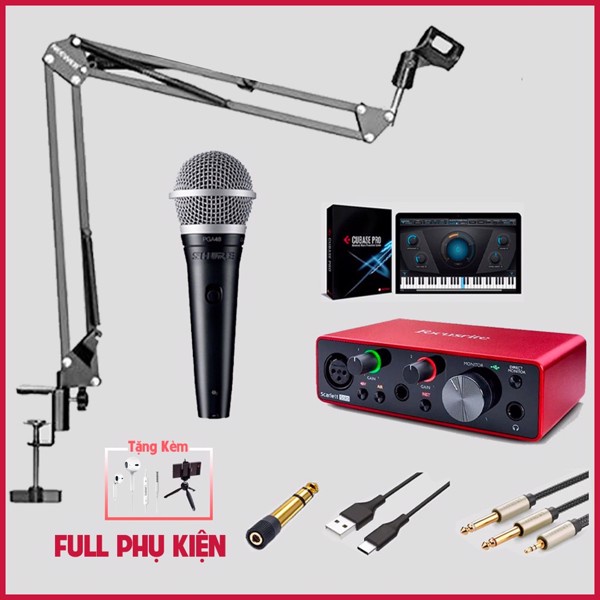 Sound card thu âm Focusrite Scarlett Solo 3rd  - Sound card thu âm