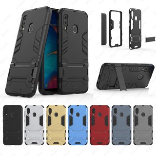 Ốp điện thoại TPU + PVC mềm mặt kính cường lực 5.8'' 2019 cho Samsung Galaxy A20E Jean2 SM-A202