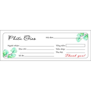 In decal phiếu giao hàng 20k/50 tờ