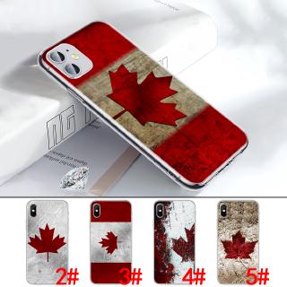 Ốp điện thoại TPU mềm trong suốt hình lá phong/quốc kỳ Canada cho iPhone XS Max XR X 11 Pro 7 8 6 6S Plus
