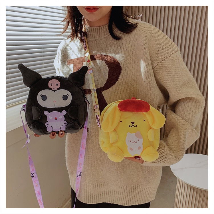 Túi Đeo Chéo Hình Cinnamoroll Xinh Xắn