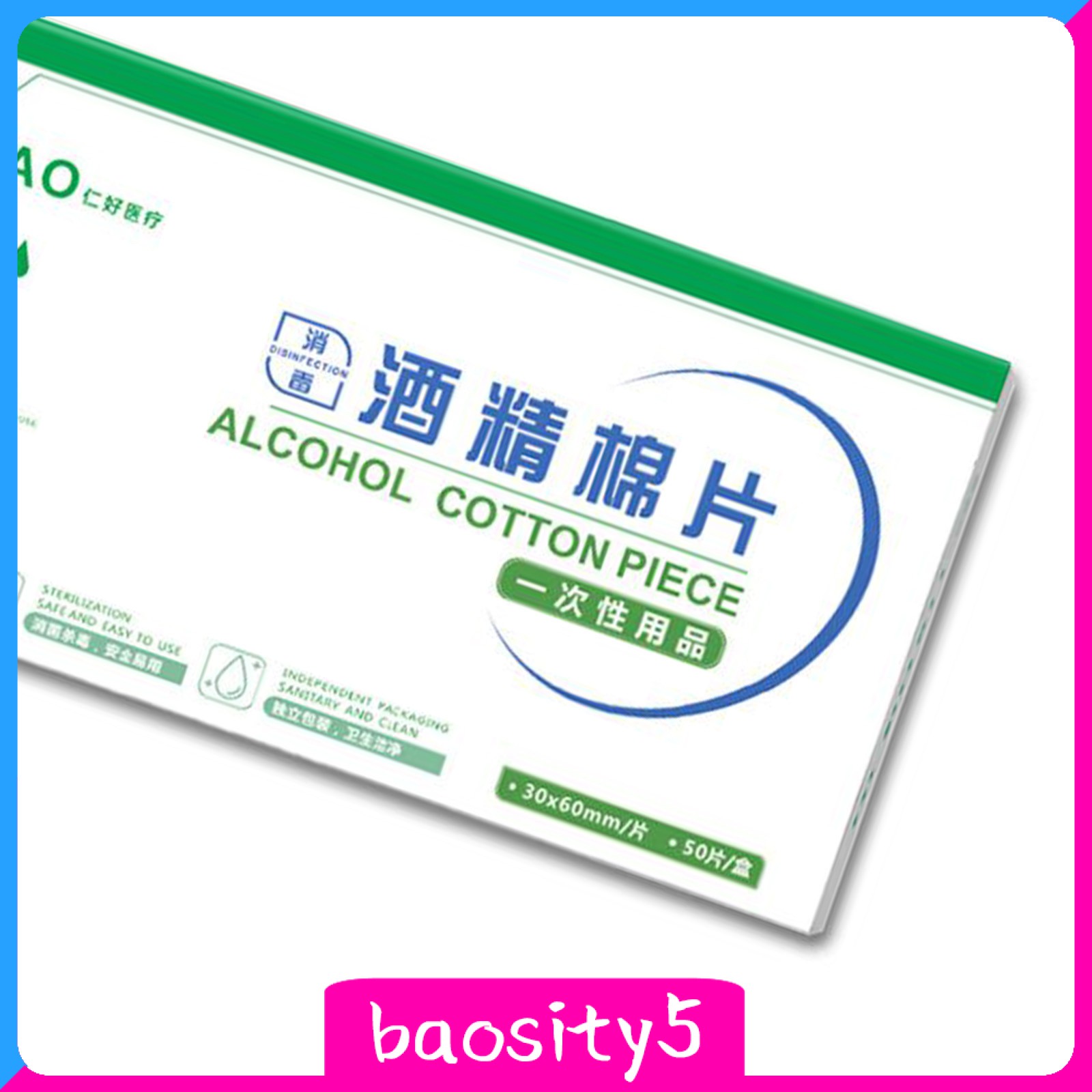 (Hàng Mới Về) Set 50 Tờ Giấy Cồn Dùng Một Lần Chuyên Dụng Lau Mắt Kính / Điện Thoại / Máy Tính | BigBuy360 - bigbuy360.vn