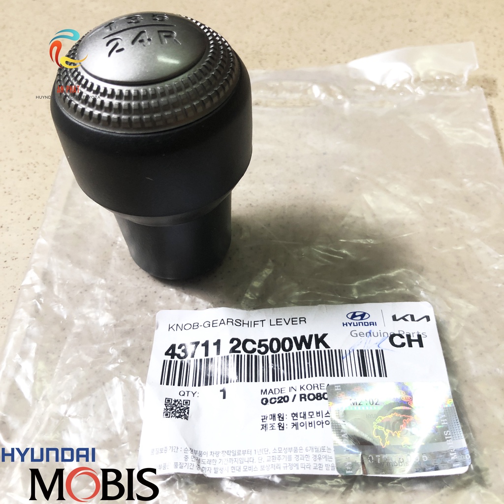 Tay nắm cần số, quả đấm cần số huyndai gezt, starex | 437112C500WK chính hãng HYUNDAI MOBIS HÀN QUỐC