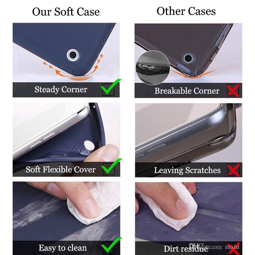 Ốp lưng TPU tích hợp da PU dành cho máy tính bảng iPad 2 3 4 Pro 10.5 inch | BigBuy360 - bigbuy360.vn