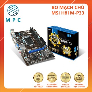 MAIN - Bo mạch chủ H81 - Socket 1150 - Chính hãng - Bảo hành 1 tháng