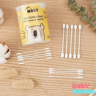 Tăm bông sơ sinh cỡ nhỏ MOBY Thái Lan, an toàn cho bé