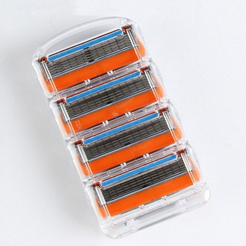 GILLETTE Bộ 4 Lưỡi Dao Cạo Râu 5 Lưỡi Cho Nam
