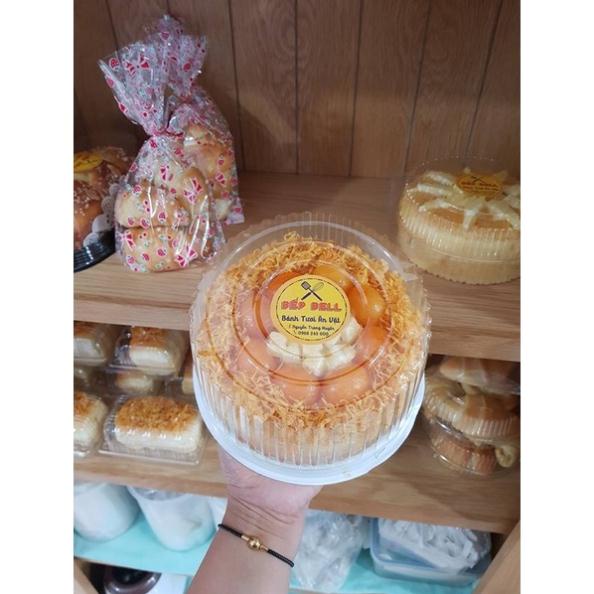 Bộ 50 hộp nhựa đựng bánh H25 cao, đựng bánh bông lan trứng muối