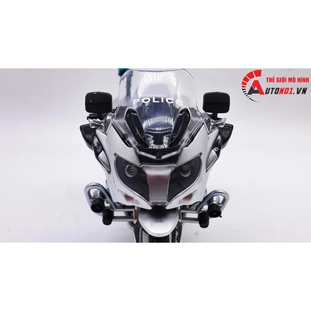 MÔ HÌNH BMW R 1250RT-P POLICE 1:12 HUAYI ALLOY 7656