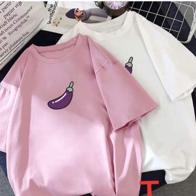[FREESHIP ĐƠN TỪ 50K] Áo phông quả cà tím DTR0220