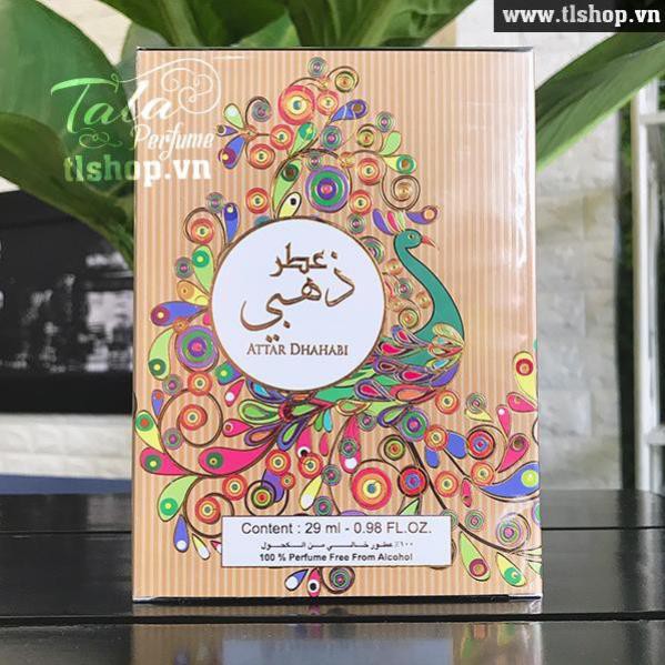 TINH DẦU NƯỚC HOA DUBAI ATTAR DHAHABI - CÔNG VÀNG NỘI ĐỊA SỐ 29