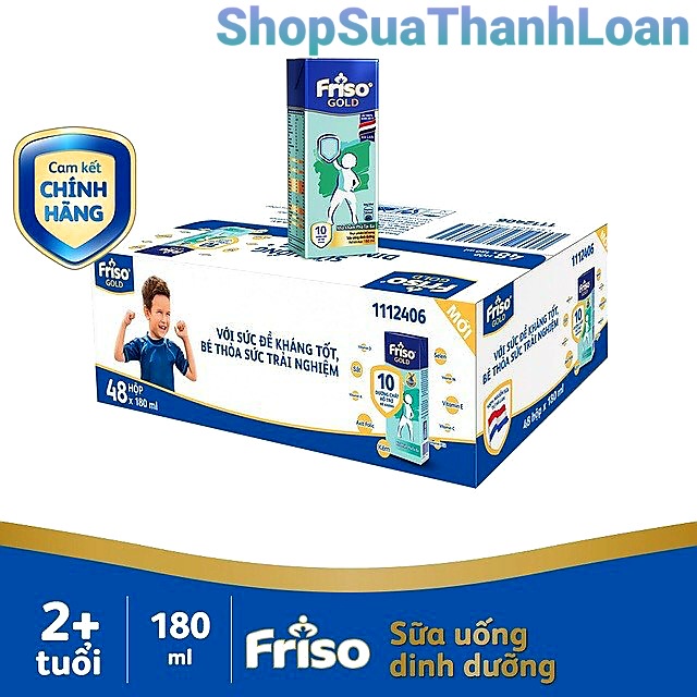 [HSD T11-2022] Thùng 48 hộp Sữa uống dinh dưỡng Friso Gold 180ml