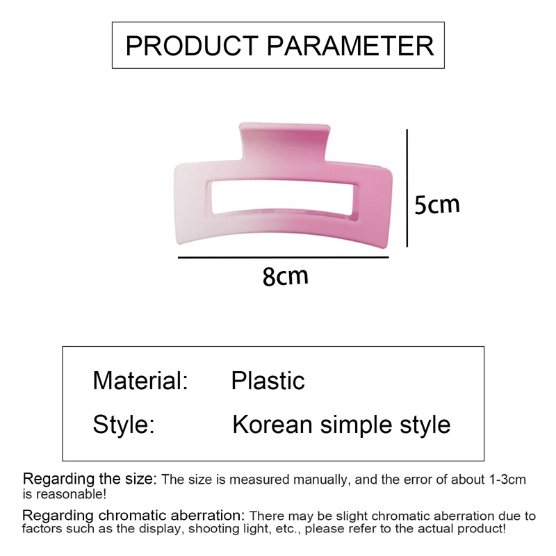 Kẹp Tóc Màu Hồng Gradient Thời Trang 2022 Dành Cho Nữ dreamdiary