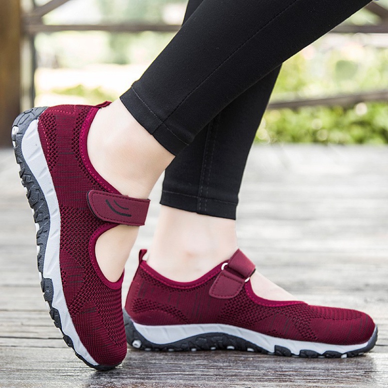 Giày đi bộ chống trượt siêu nhẹ Size lớn cho nữ - HÀNG NHẬP KHẨU