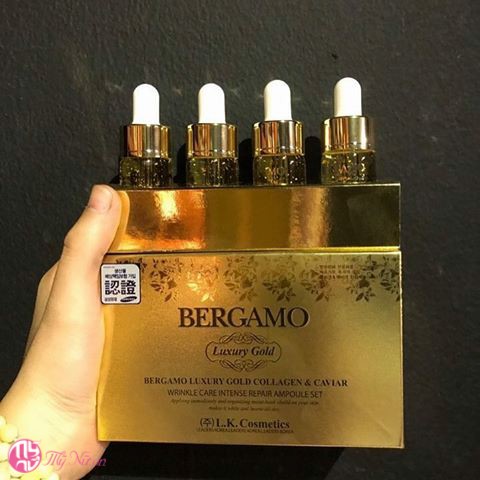 SERUM BERGAMO LUXURY GOLD COLLAGEN & CAVIAR