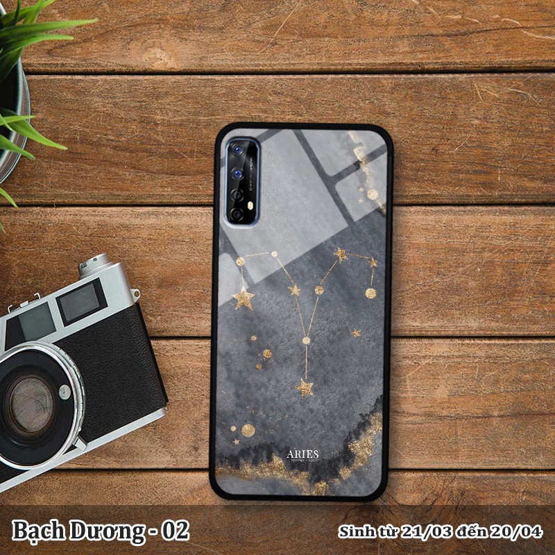Ốp lưng kính Realme 7 -cung hoàng đạo
